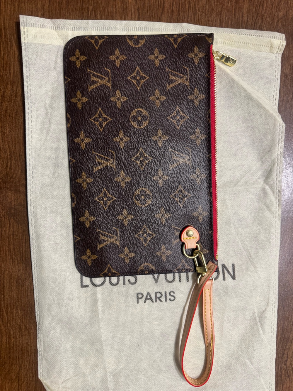 Louis Vuitton Monogram Wristlet Pouch